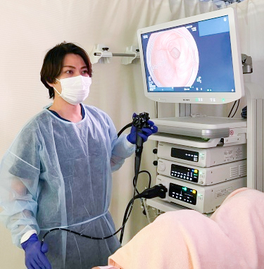 内視鏡検査の様子